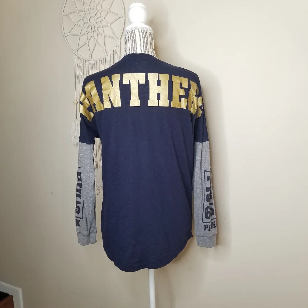 Victorias Secret Pink V-neck Collegiate University - Picture 2 of 8